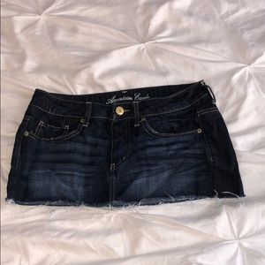 American Eagle mini jean skirt